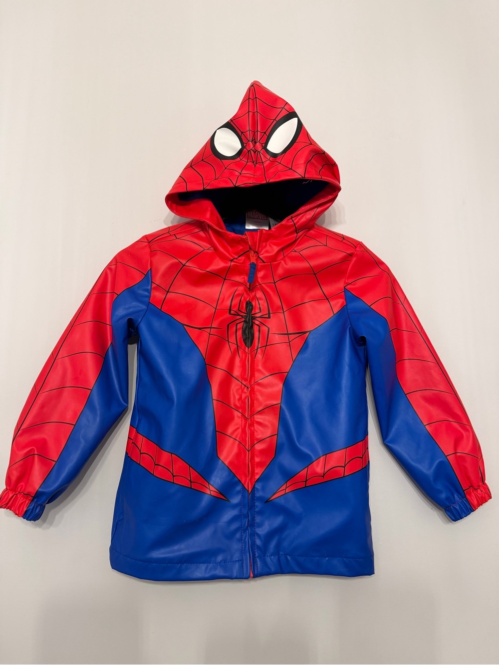 Spiderman Rain Jacket Sz 6/7